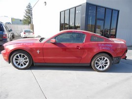 2010 FORD MUSTANG PREMIUM COUPE RED 4.0 AT PONY PACKAGE F20091